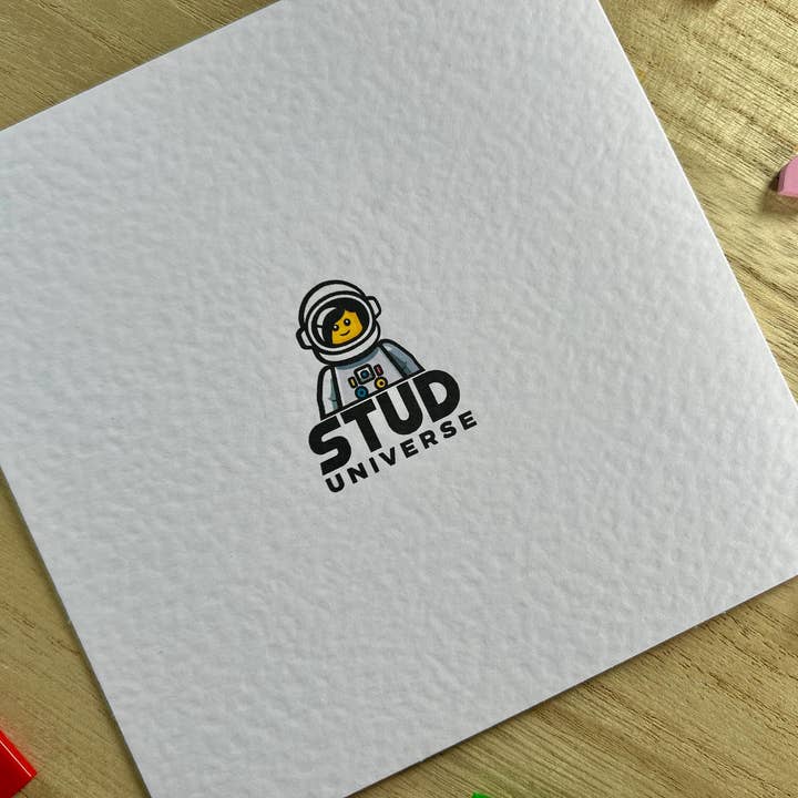 Stud Universe - Wholesale Thank You Card - Beautiful Thank You Card Made From Genuine LEGO Pieces