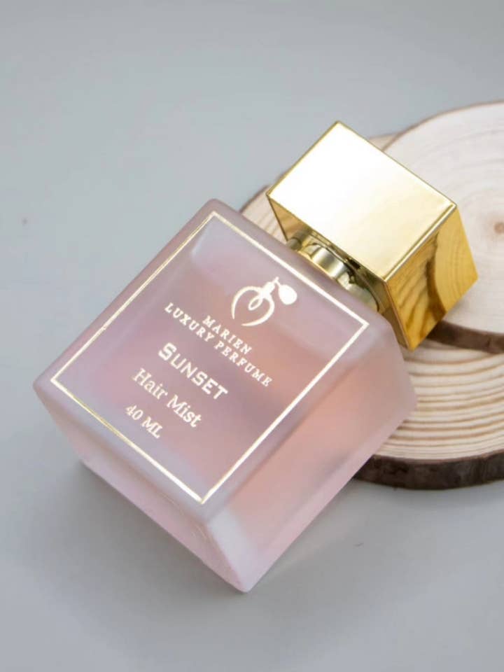 Marien Sunset Luxury Hair & Body Mist | Vaniglia, Muschio - 40ml per la vendita all'ingrosso da parte di Niche Fragrance Mall