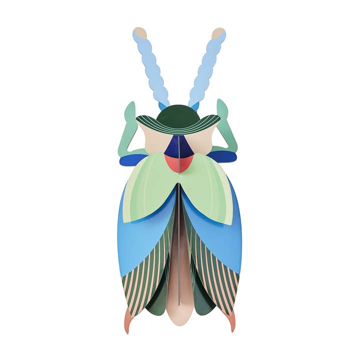 Studio Roof Wall Art Beetles (A4) Emerald Beetle for wholesale by Until Pty Ltd