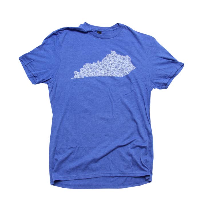 Kentucky Shape Bourbon-T-Shirt für den Großhandel von Barrel Down South