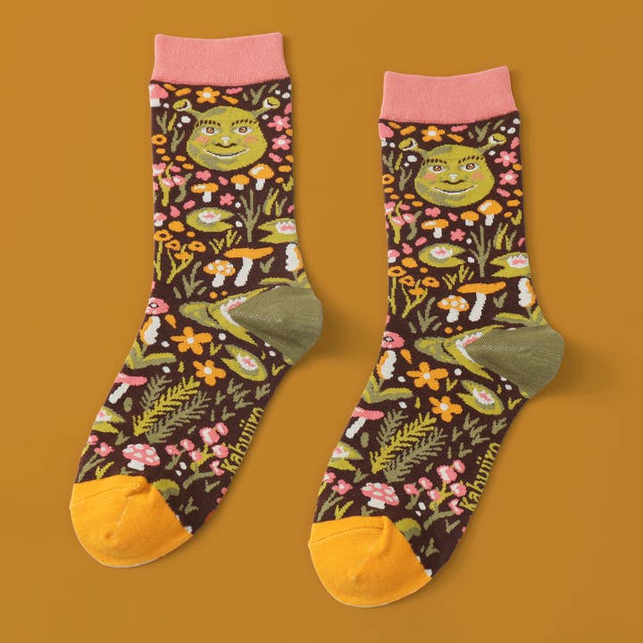 Shrocks – Chaussettes en coton pour la vente par Kabujiro