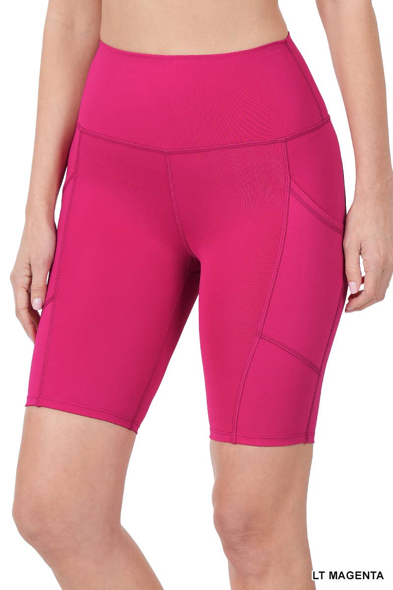 42POPS – wholesale Träningsshorts – Dam – Biker-shorts med bred linning12