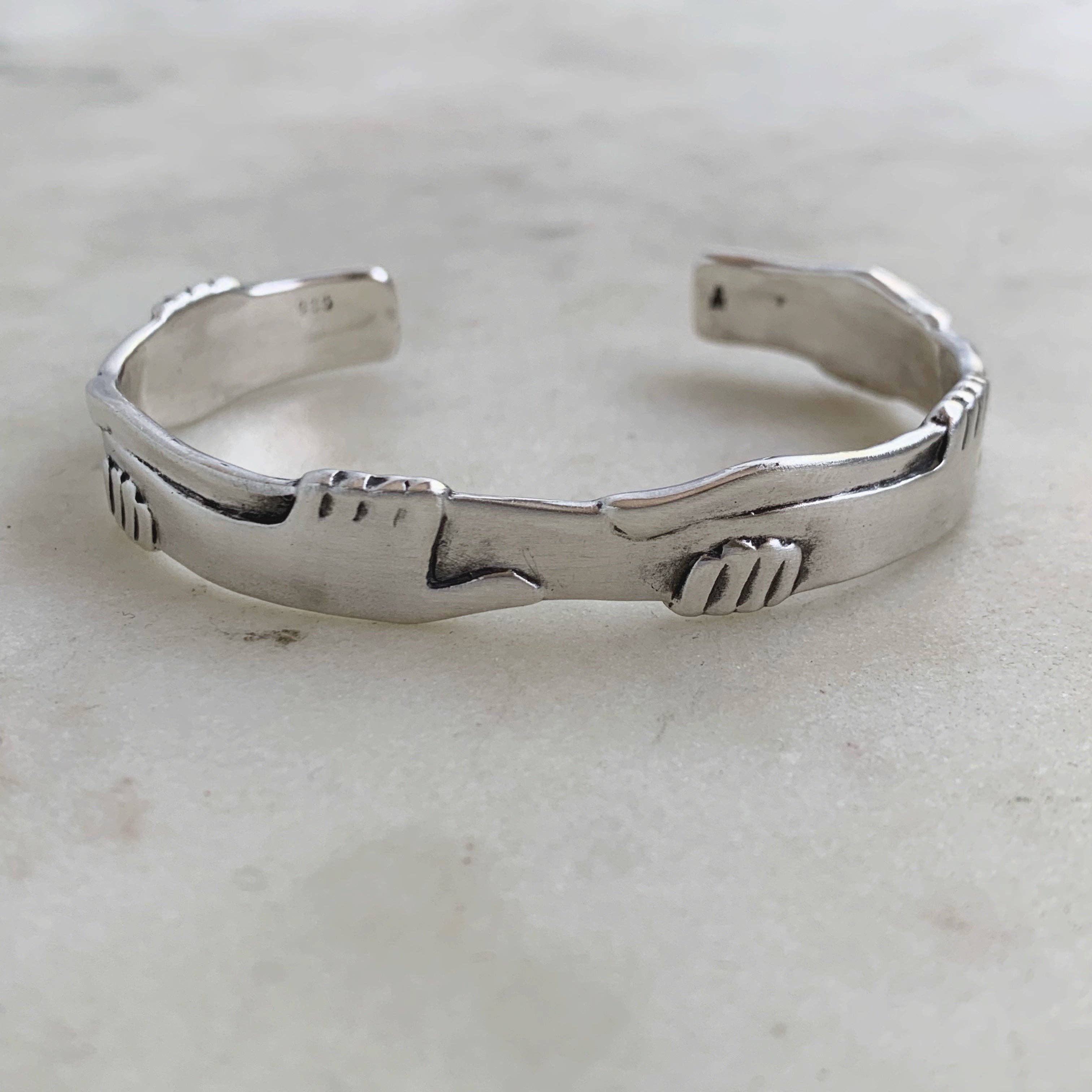 Mimosa Handcrafted - Wholesale Cuff Bracelet - ONE HUMAN FAMILY CUFF6