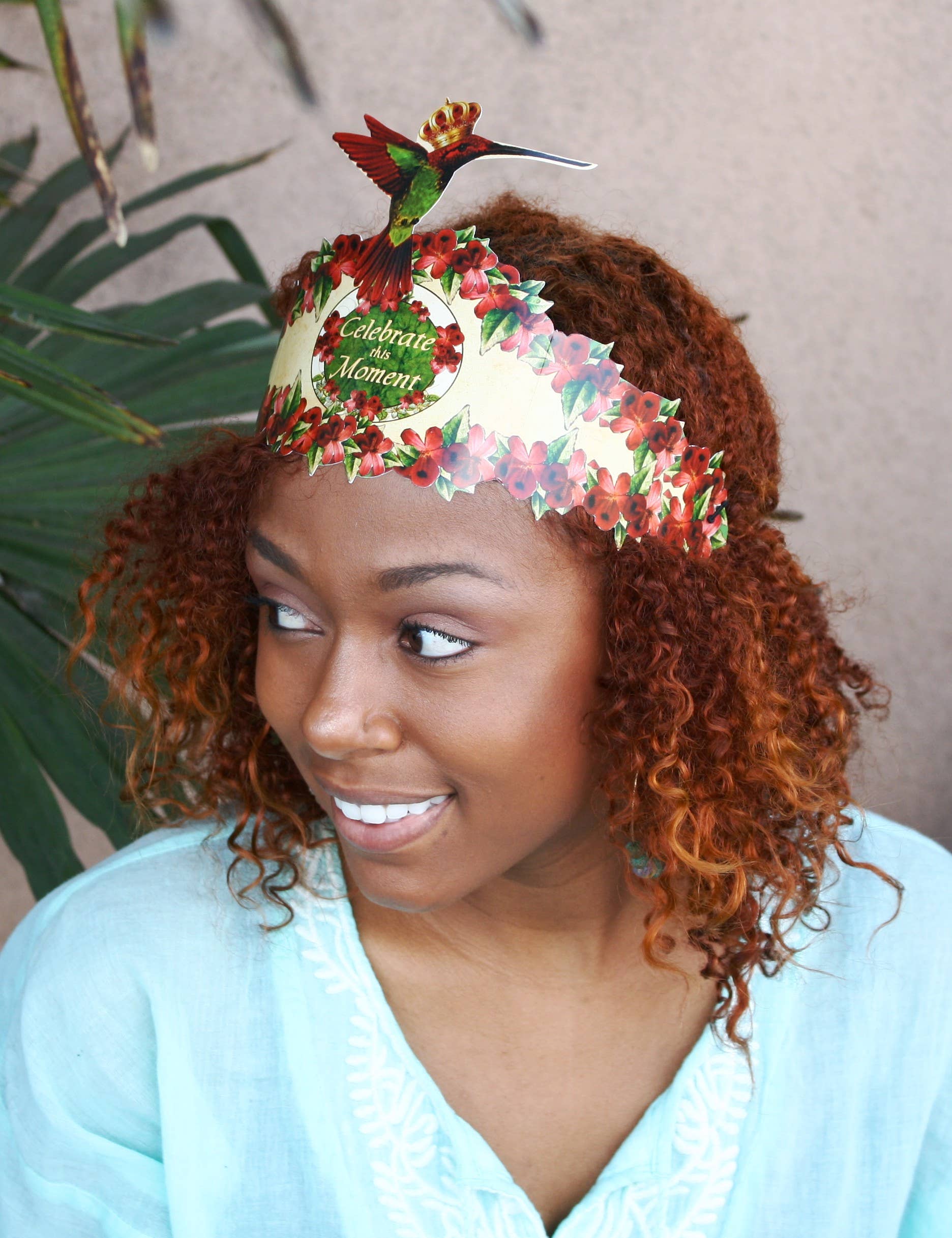 Heart The Moment – wholesale Everyday greeting card – Greeting Card with Tiara, Celebrate This Moment, Hummingbird1