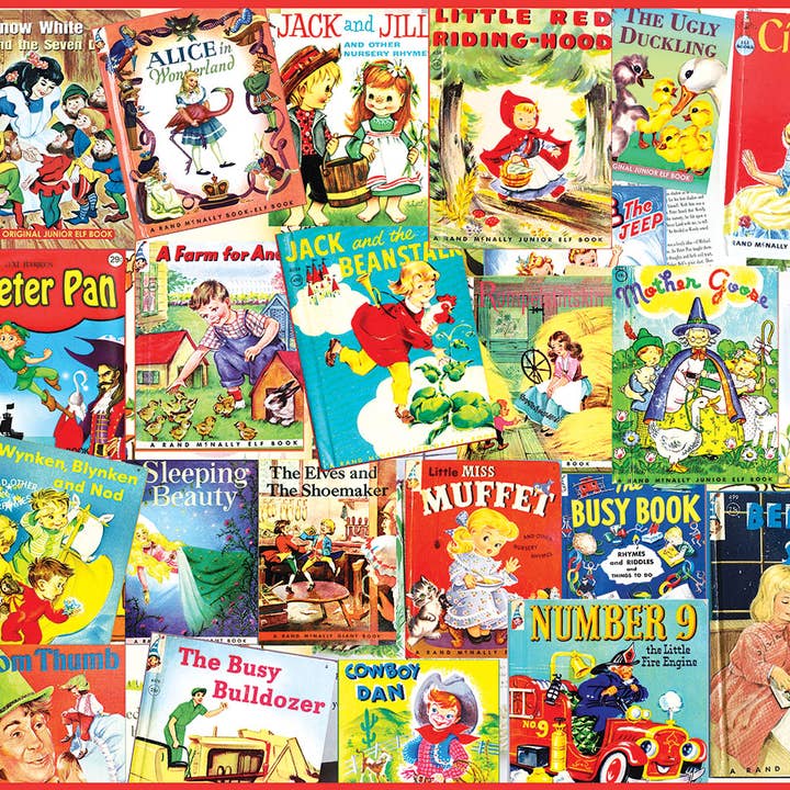 Vintage Fairy Tales (1953pz) - 1000 Piece Jigsaw Puzzle for wholesale by White Mountain Puzzles