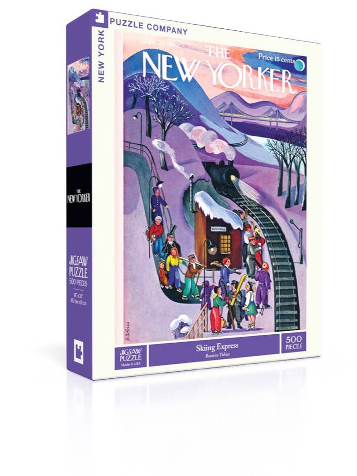 Skiing Express - 500 Piece Jigsaw Puzzle for wholesale by New York Puzzle Company