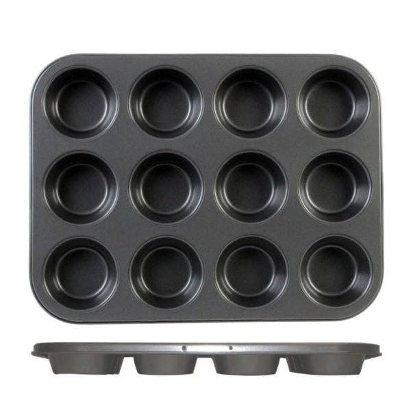 Carbon Steel Muffin Non-Stick Pan for wholesale by Kitchway