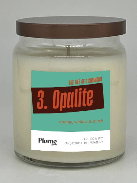 Taylor TLOAS - Vela de Soja Perfumada com Opalina por atacado de Plume Goods