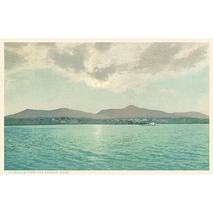 Postcard NS-553 Catskills from the Hudson River, New York for wholesale by Found Image Press