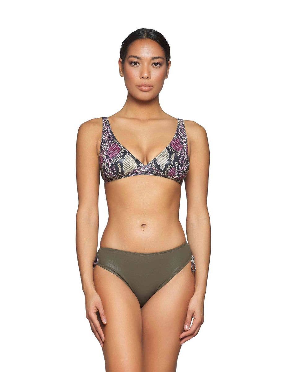 ACQUADICOCCO - Wholesale Two Piece Swimsuit - Women's - Python Triangle Bikini0