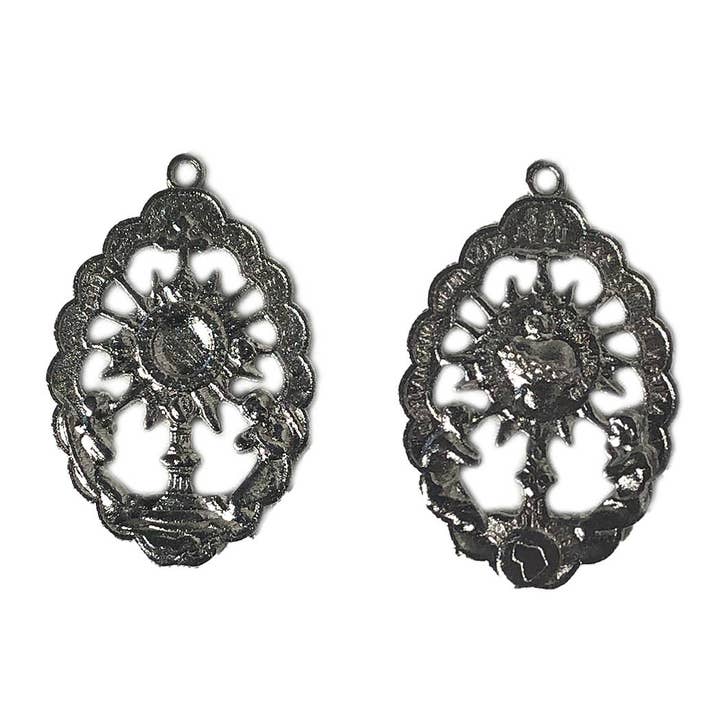 Oremus Mercy - Wholesale Individual Charm/Pendant - Charm - Monstrance 1.75"