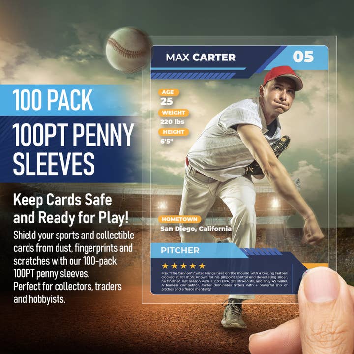 Invested Alliance LLC - Wholesale Playing Cards - 100PT - 100 Pack Penny Sleeves