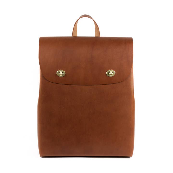 PRÉ-ENCOMENDA | Mochila Frances: Castanho Claro por atacado de LOUISE GOODS