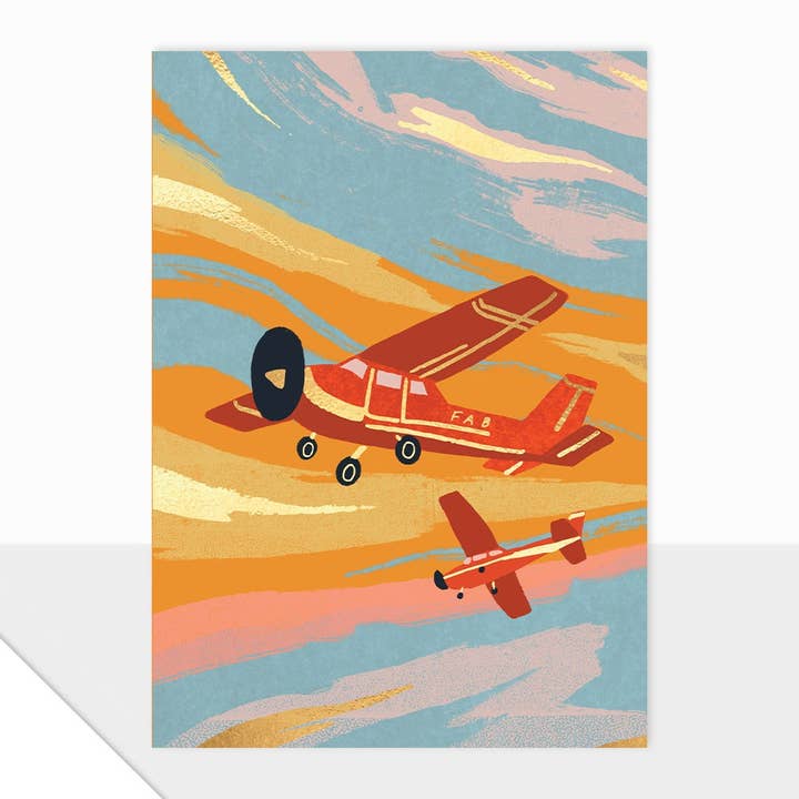 Spectrum Collection Aeroplanes for wholesale by Laura Darrington Design Ltd