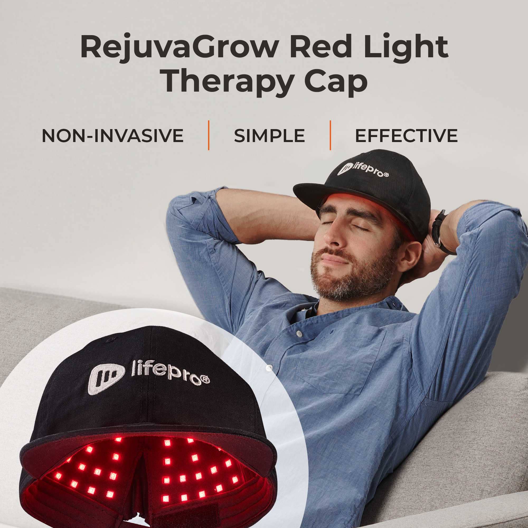 LifePro - Wholesale Body Massager - RejuvaGrow™ Red Light Hair Growth Device1