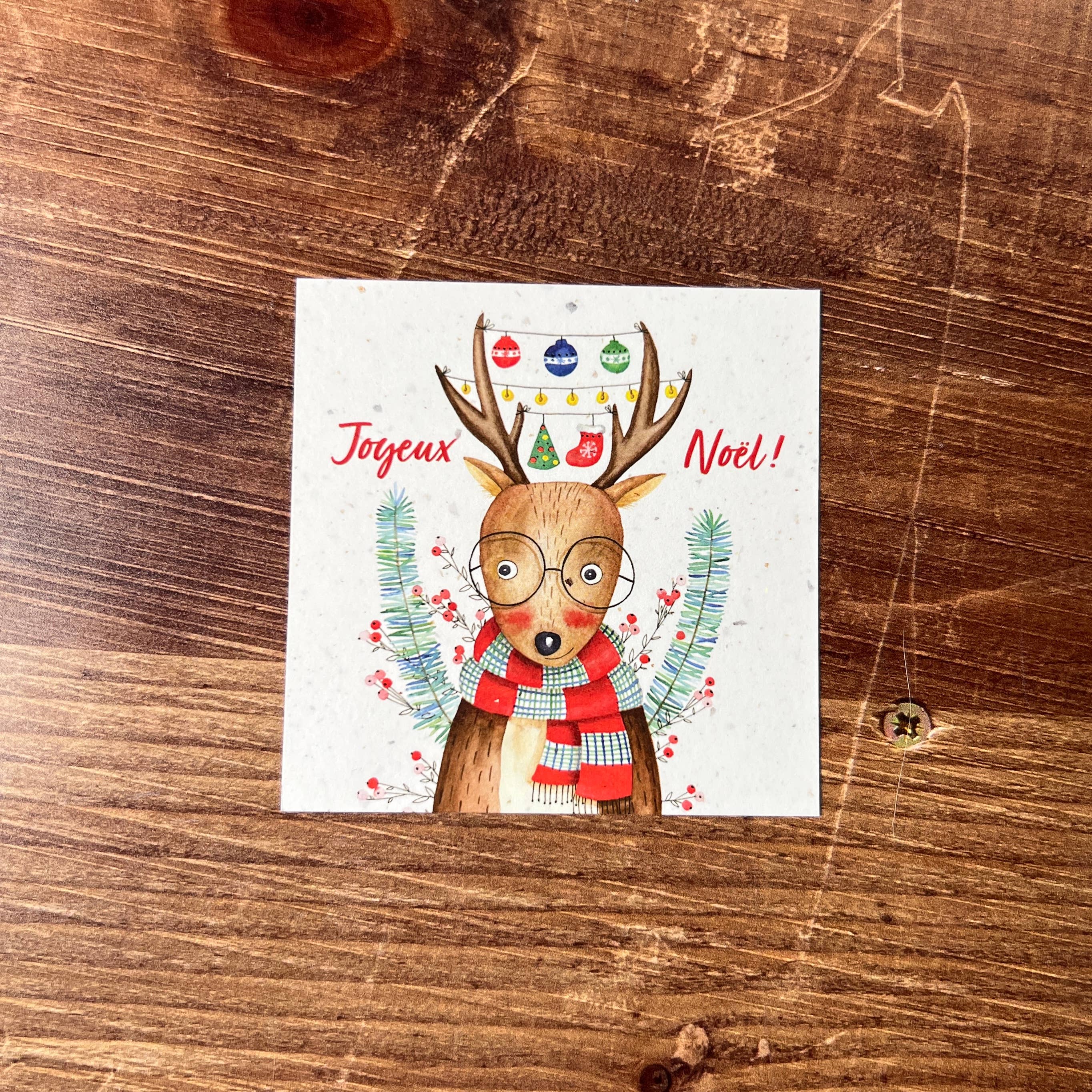 Les cartes de Lulu - Wholesale Kerstkaartje - Duurzame kerstkaarten 9x9 cm10