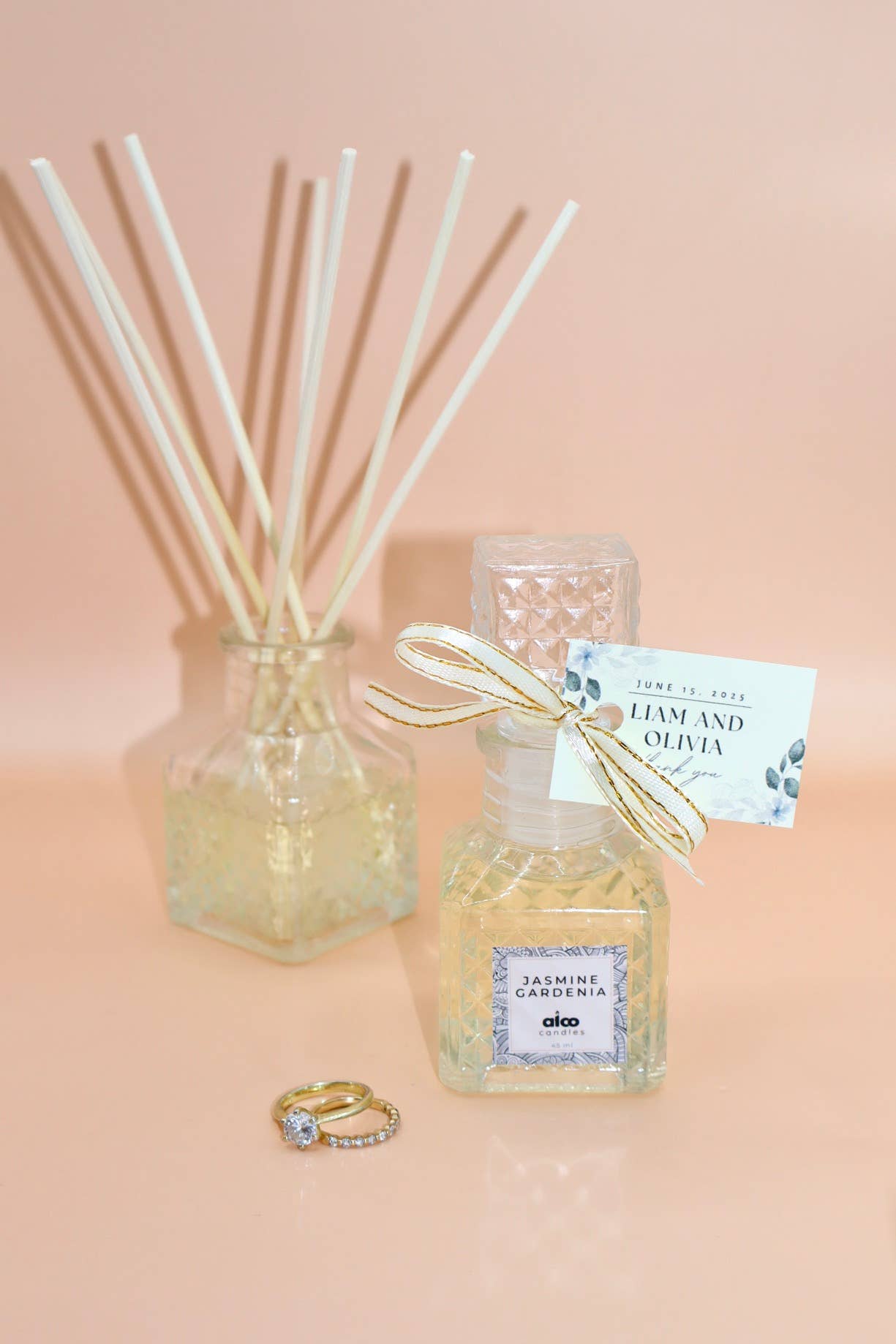 alCo Candles - Wholesale Reed Diffuser - Personalized Wedding Favors - Reed Diffusers | Engagement Party Favors1