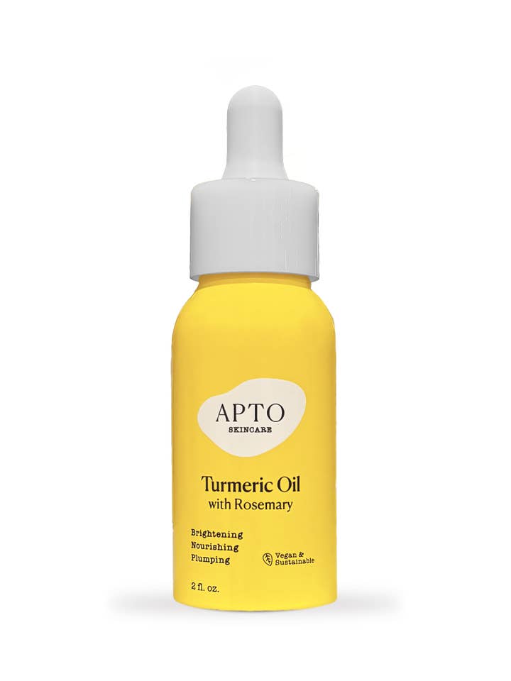 Lysnende fugtgivende ansigtsolie med gurkemeje og rosmarin for engroshandel hos Apto Skincare