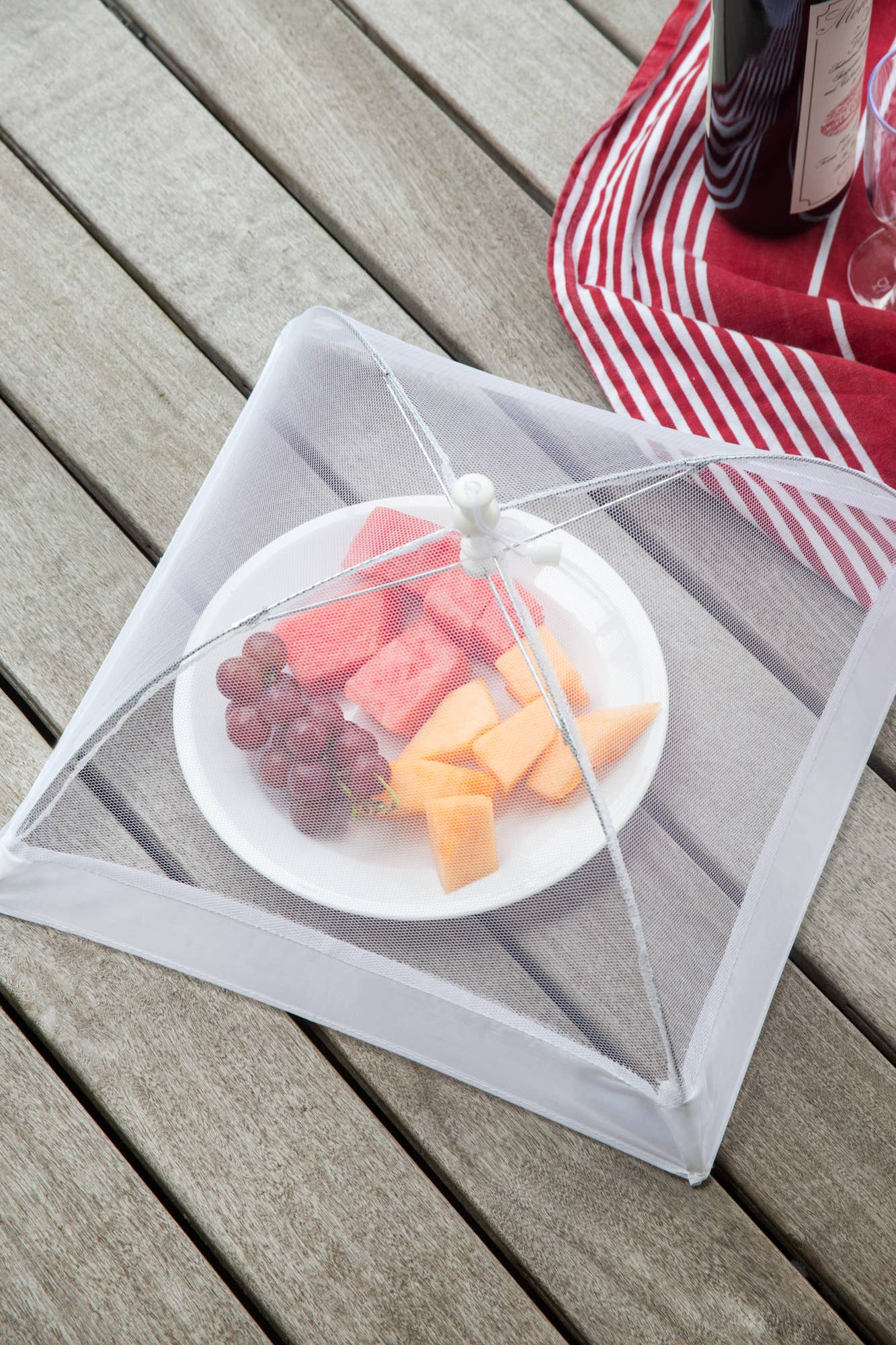 Fox Run Brands - Wholesale Picnic Basket - Fox Run Regular Square Food Umbrella, Mesh Screen, 13"1