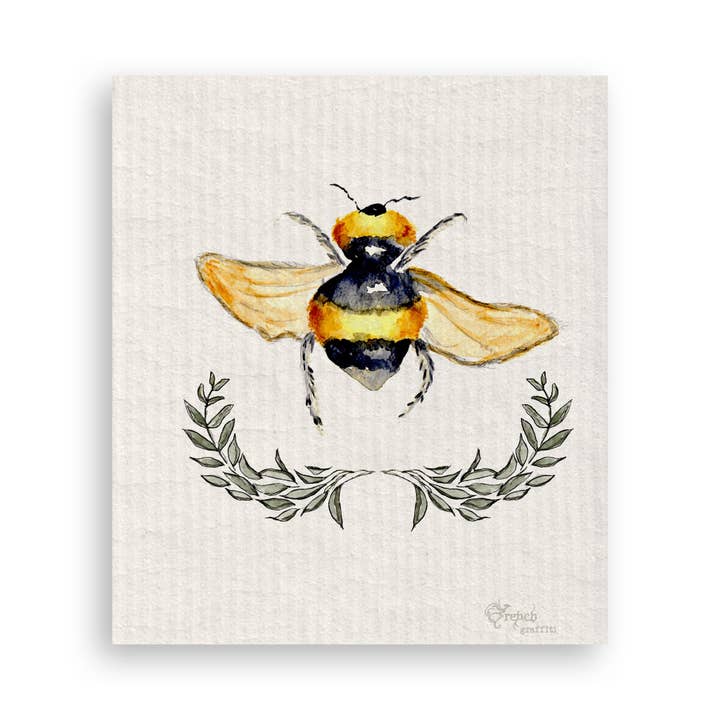 French Graffiti - Vendita all'ingrosso Strofinacci - Ape con corona di alloro16