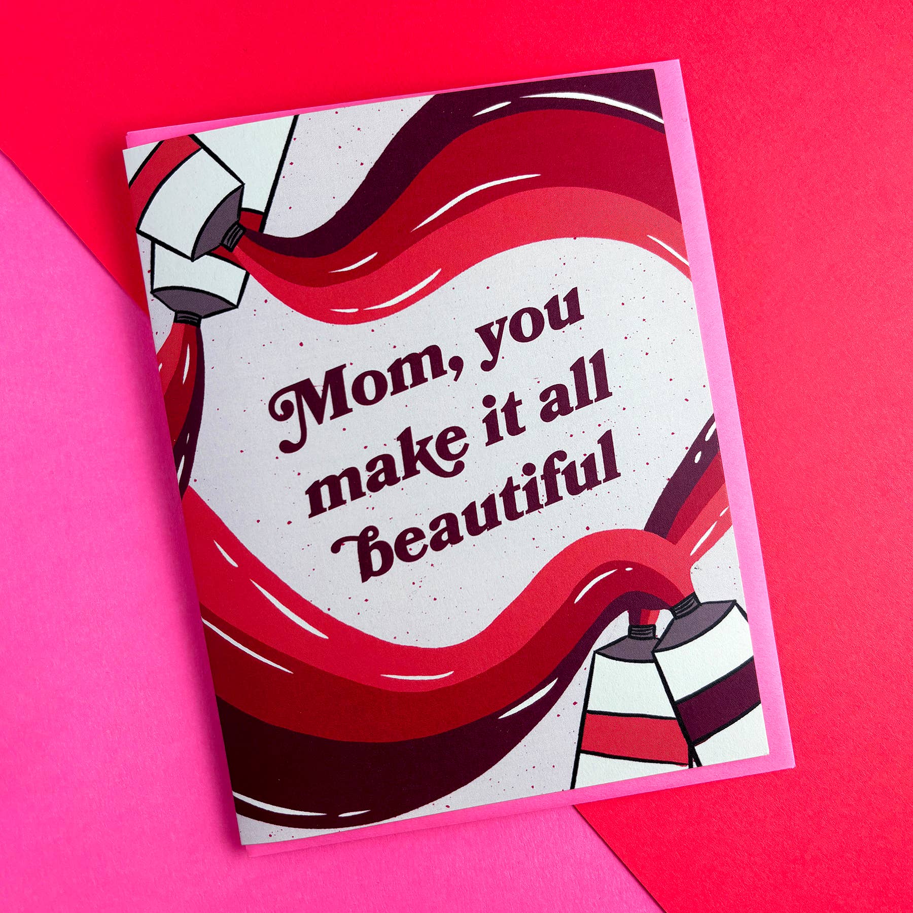 Boss Dotty Paper Co. - Wholesale Mother's Day Card - Beautiful Mom Mother's Day Greeting Card2