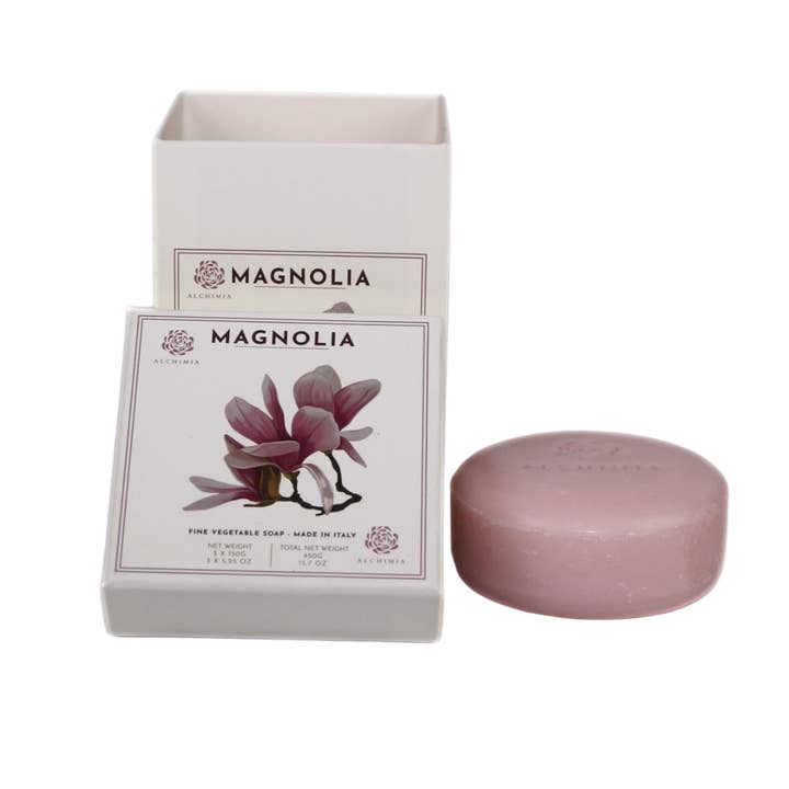 Scatola Fiorentini Magnolia Con 3 Saponette 150gr per la vendita all'ingrosso da parte di pirotta srl