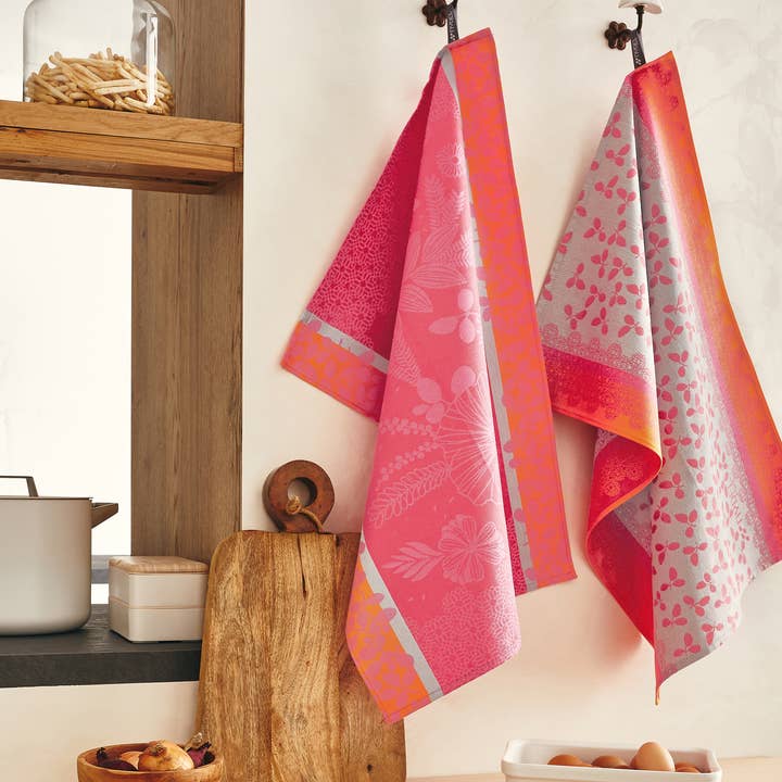 Juego de 2 toallas de cocina jacquard Summer Garden para venta al por mayor de Nydel