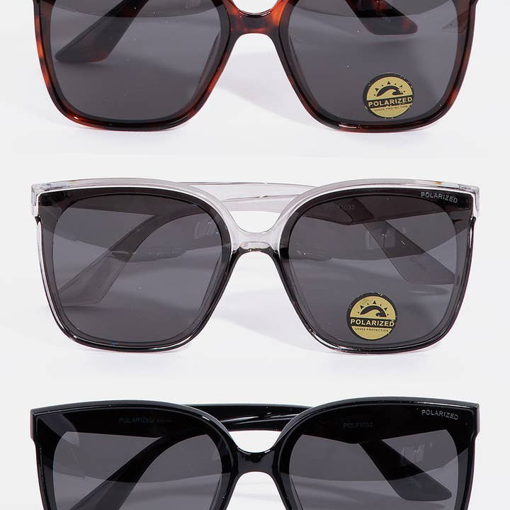 Acetate Frame Polarized Sunglasses Set for wholesale by Collections by Fame Accessories