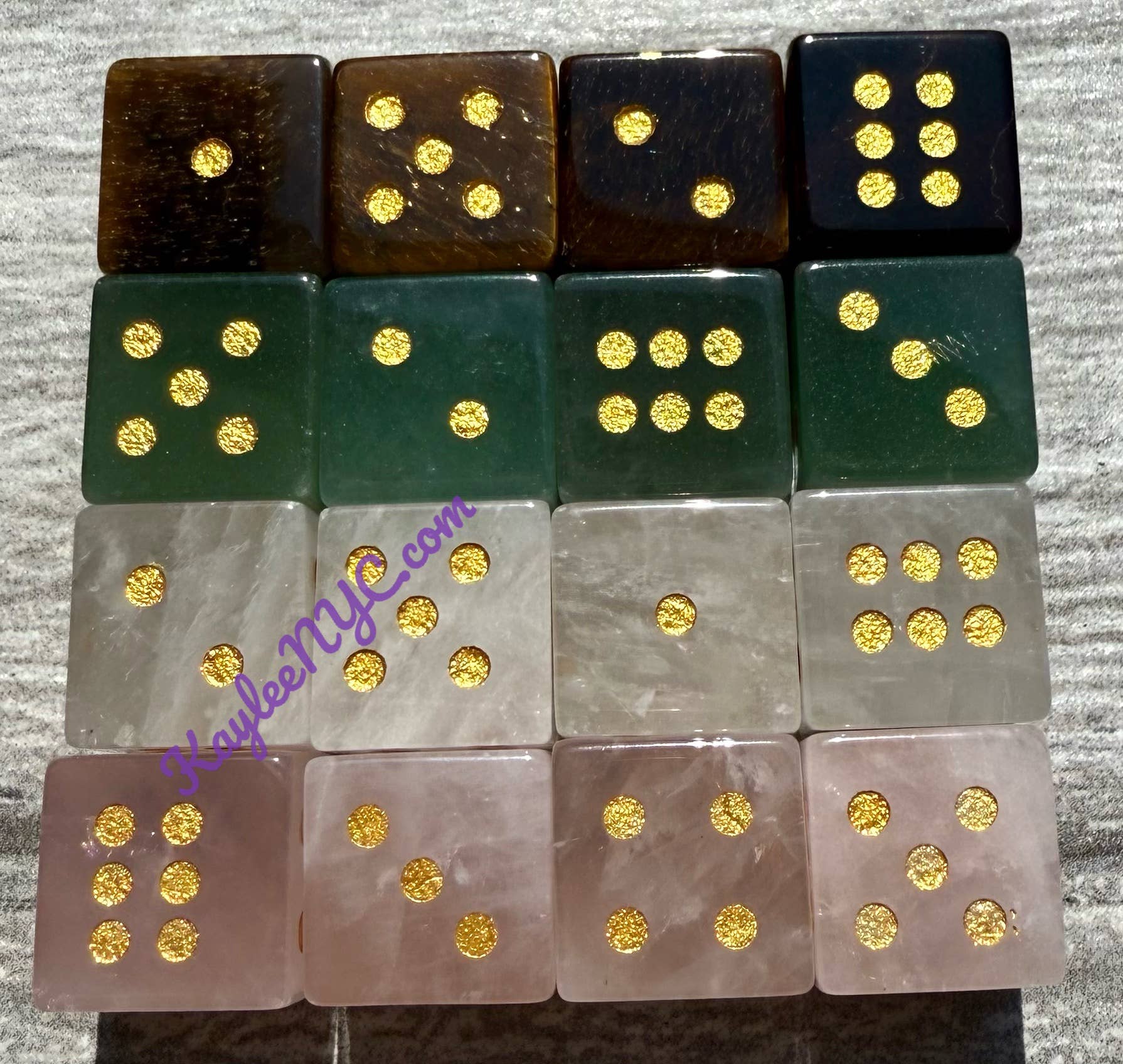 KayleeNYC - Wholesale Spiritual Stone/Crystal - Natural Crystals Dice 16mm Healing Energy2