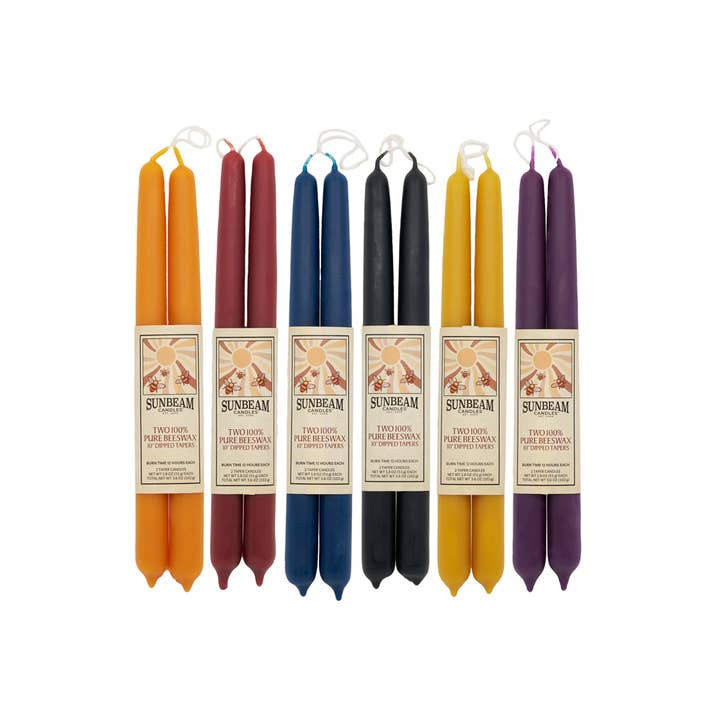 10" Dipped Beeswax Tapers - Wrapped Pairs (6-ct case) and other Purchase Wholesale beeswax tapers. Free Returns & Net 60 Terms on Faire trending on Faire.