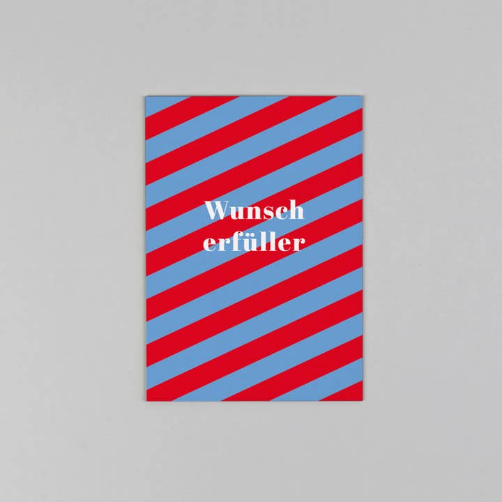 Postcard Wood Pulp Cloe Wish for wholesale by Kunst an Papier