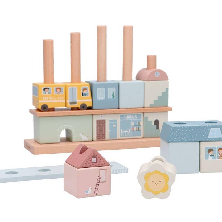 Tutete - Vente Cubes de jeu – enfant et bébé - Ville Empilable Naissance