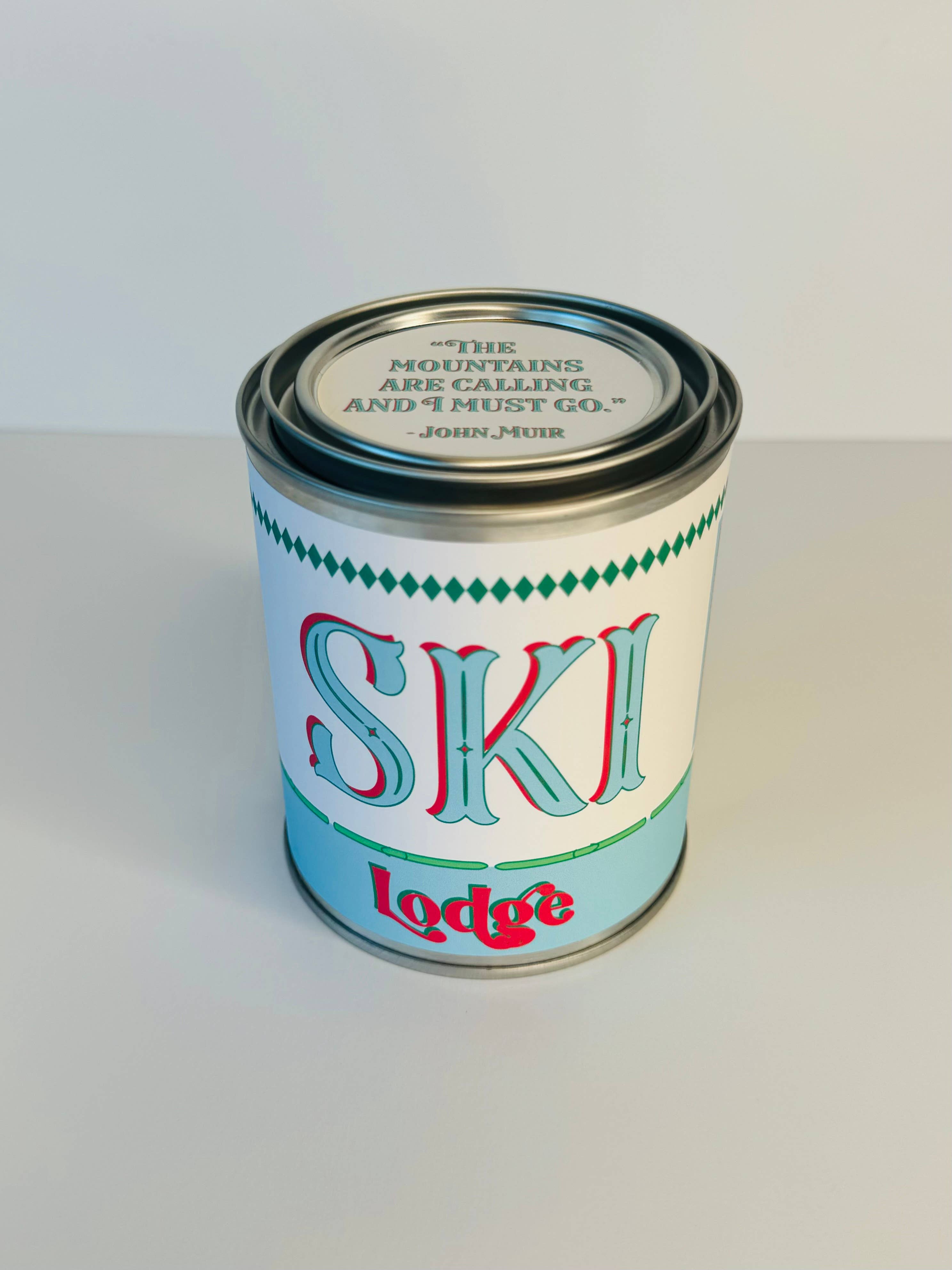 Rambling Caravan - Wholesale Travel Candles - Ski Lodge Candle - Paint Tin Candle3