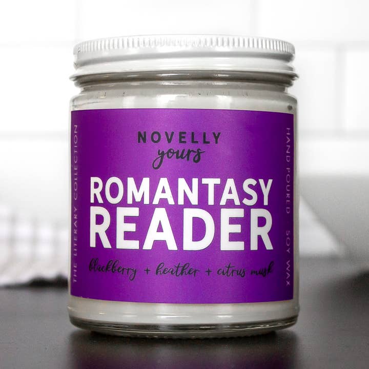 Romantasy Reader candle | Fantasy Romance Scent for Readers for wholesale by Novelly Yours