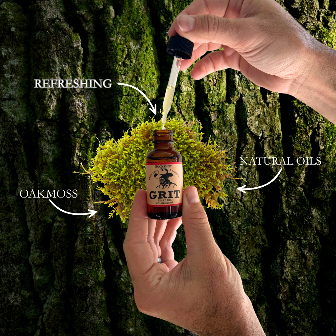 GRIT Soap Supply – wholesale Beard styling product – Buckshot Beard Oil1