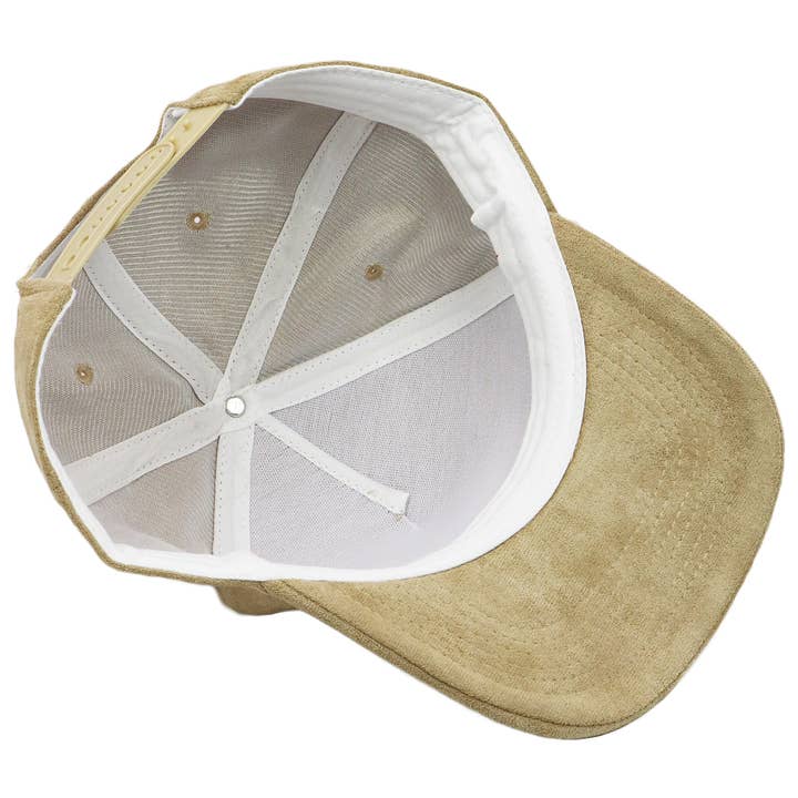Cap Zone - Vente Casquette de baseball – unisexe - Casquette de baseball cinq panneaux en suédine vegan premium