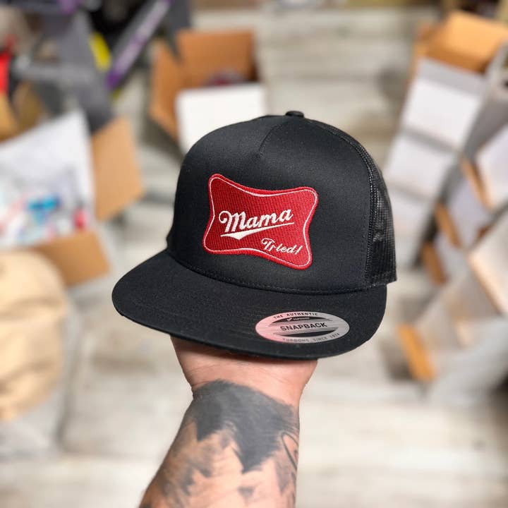 Free Spirit - Wholesale Trucker Hat - Women's - Mama Tried Embroidered Trucker Hat0