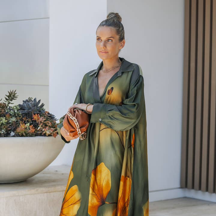 Bloom Print Shirt Dress and other Purchase Wholesale jb305. Free Returns & Net 60 Terms on Faire trending on Faire.