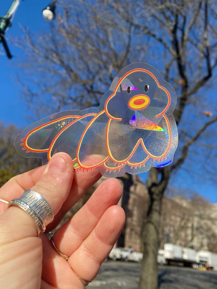 Tardigrade Rainbow Maker Suncatcher Window Sticker for wholesale by Moss and Piglets