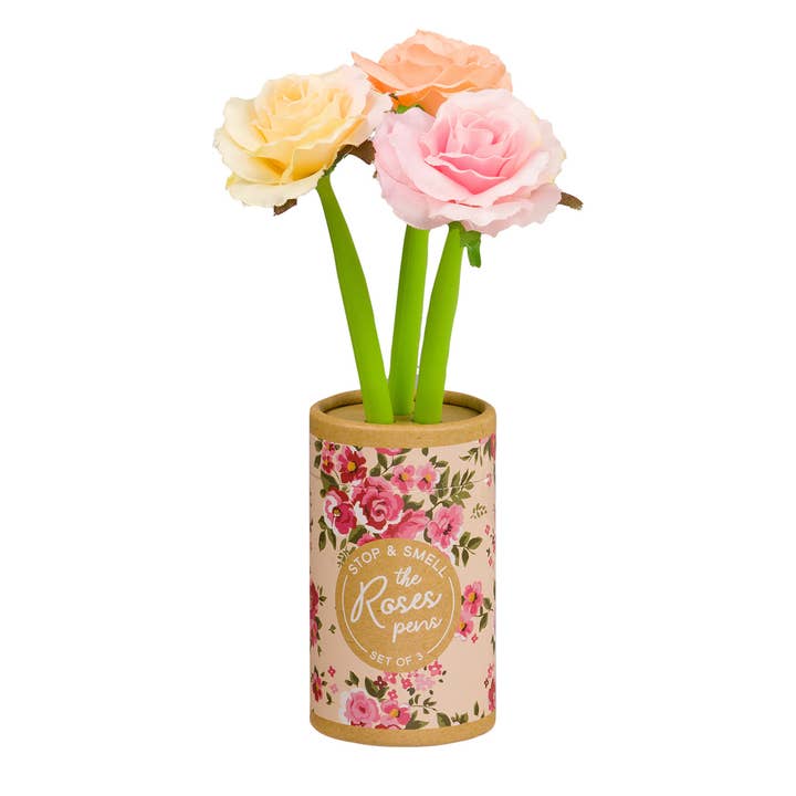 Éccolo Set Of 3 Pen Bouquets - Roses Set of 3 Pens for wholesale by Oli Olsen