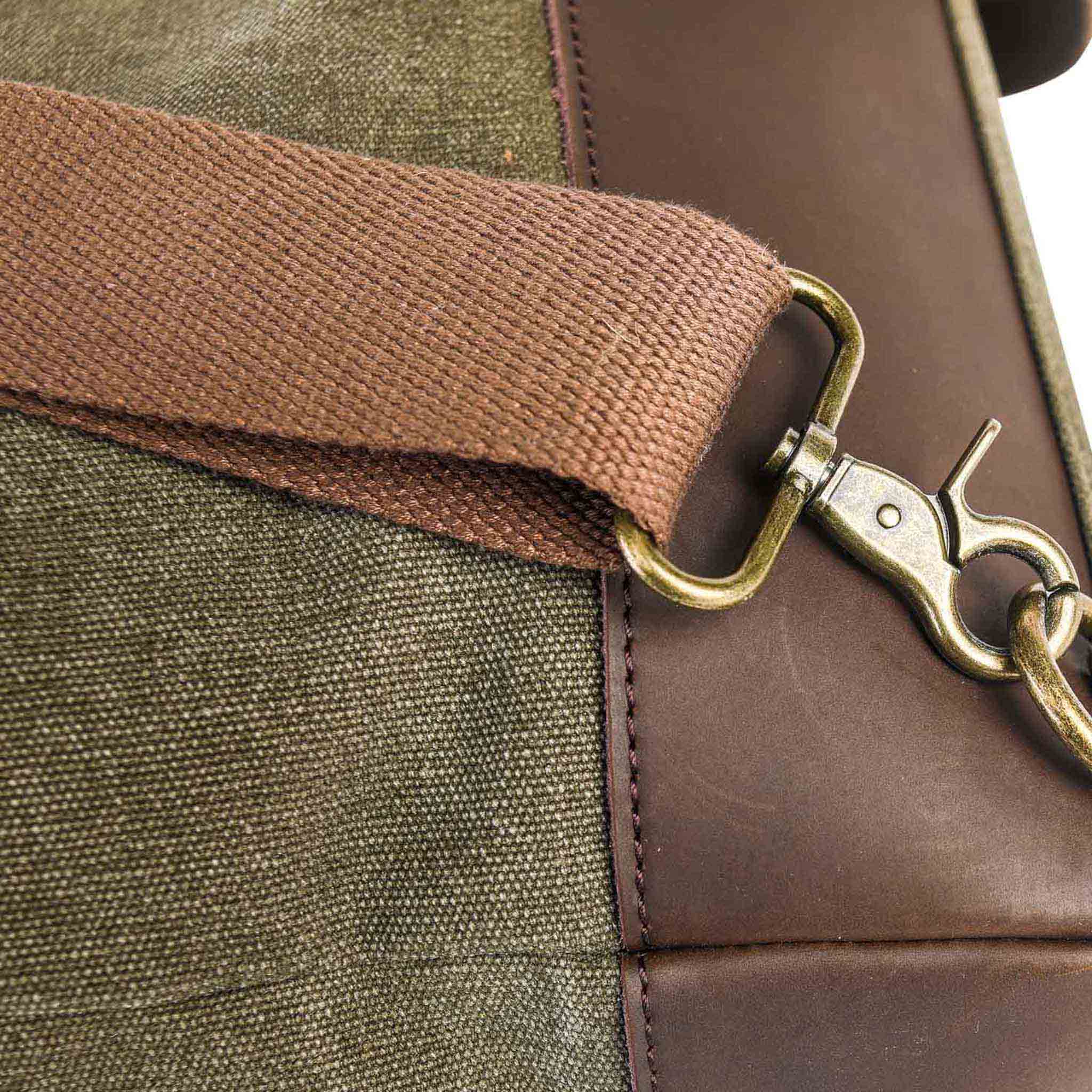 ZEDE PARIS - Vente Sac à dos – unisexe - ECOLE MILITAIRE - Sac à dos en toile et cuir11