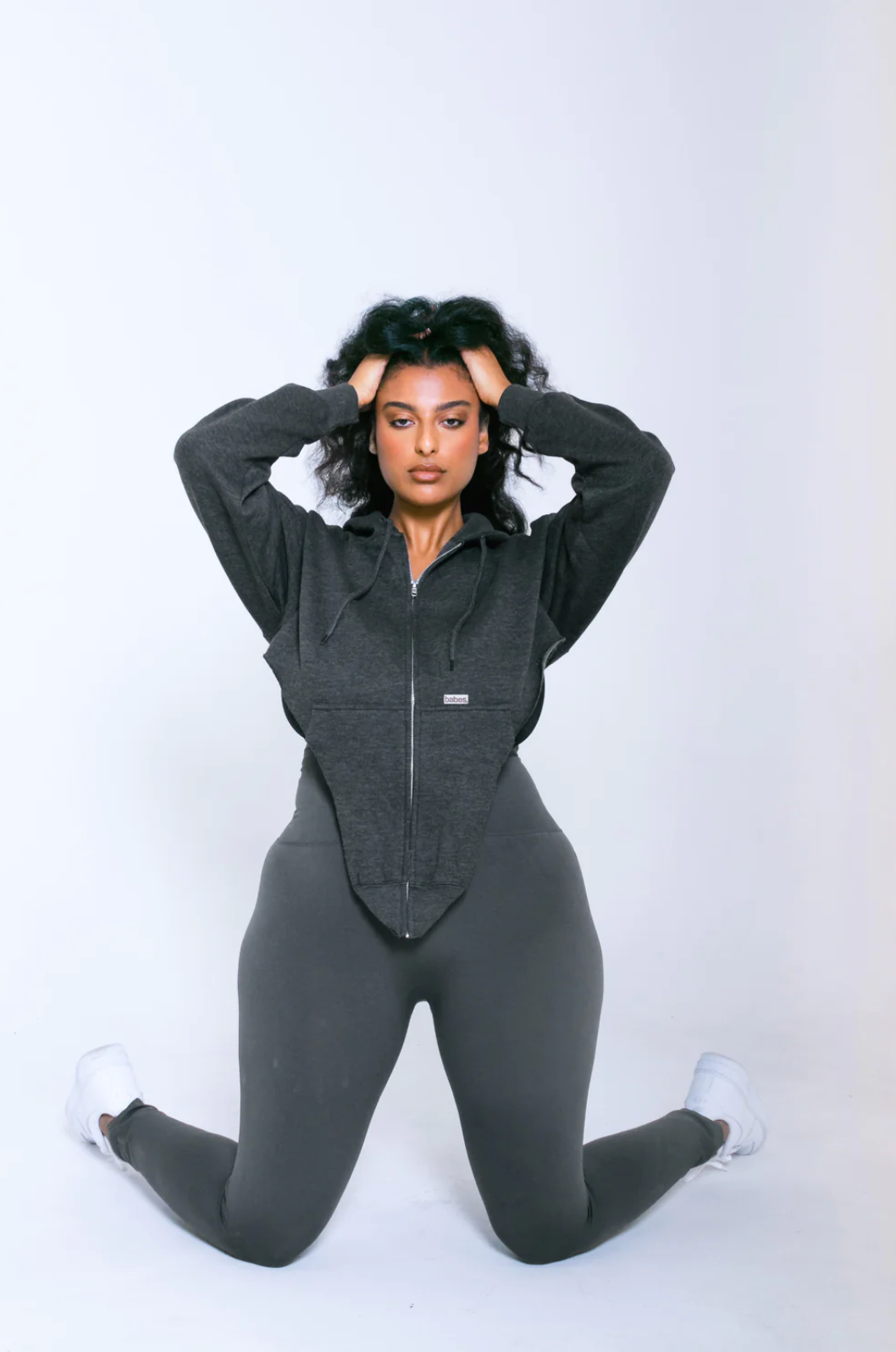 Babes - Wholesale Hoodie - Women's - LA Winter Hoodie (black)5