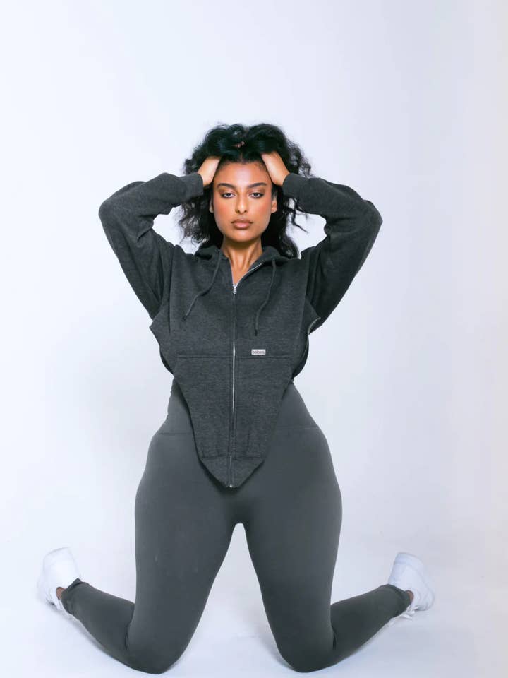 Babes - Wholesale Hoodie - Women's - LA Winter Hoodie (black)5