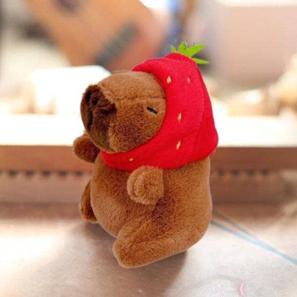Showcase - Wholesale Stuffed/Plush Toy - Kids & Baby - Capybara in a Hat 9" Kawaii Plush Squishy Pillow Toy (Multiple Styles)