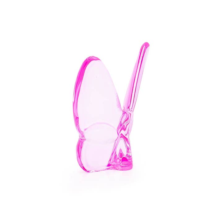 Lainy Home – Engroshandel Bordpynt – Le Mariposa Krystal Sommerfuglefigur i Pink1