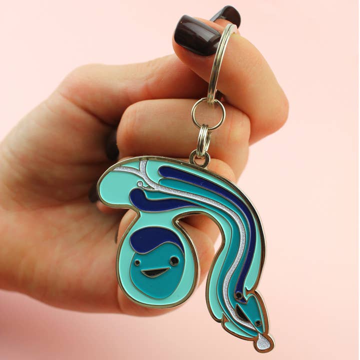 I Heart Guts | Organ Plushies Wholesale - Wholesale Keychain - Unisex - Penis Keychain With Sparkly Urethra