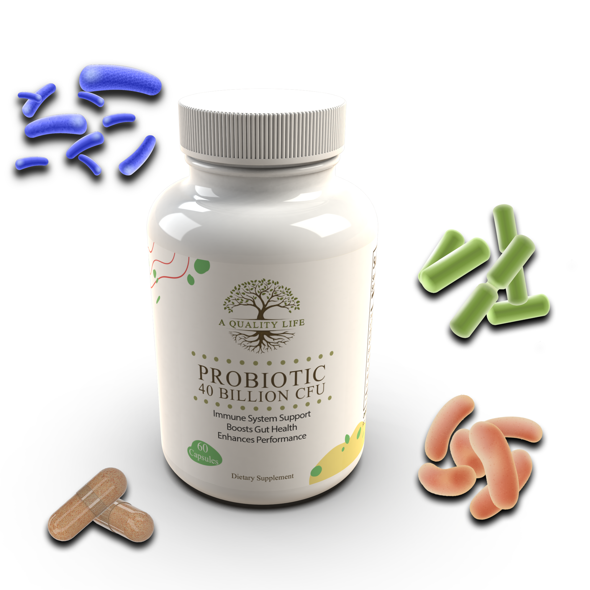 A Quality Life - Wholesale Oral Supplement/Vitamin - Probiotic 40 Billion CFU1