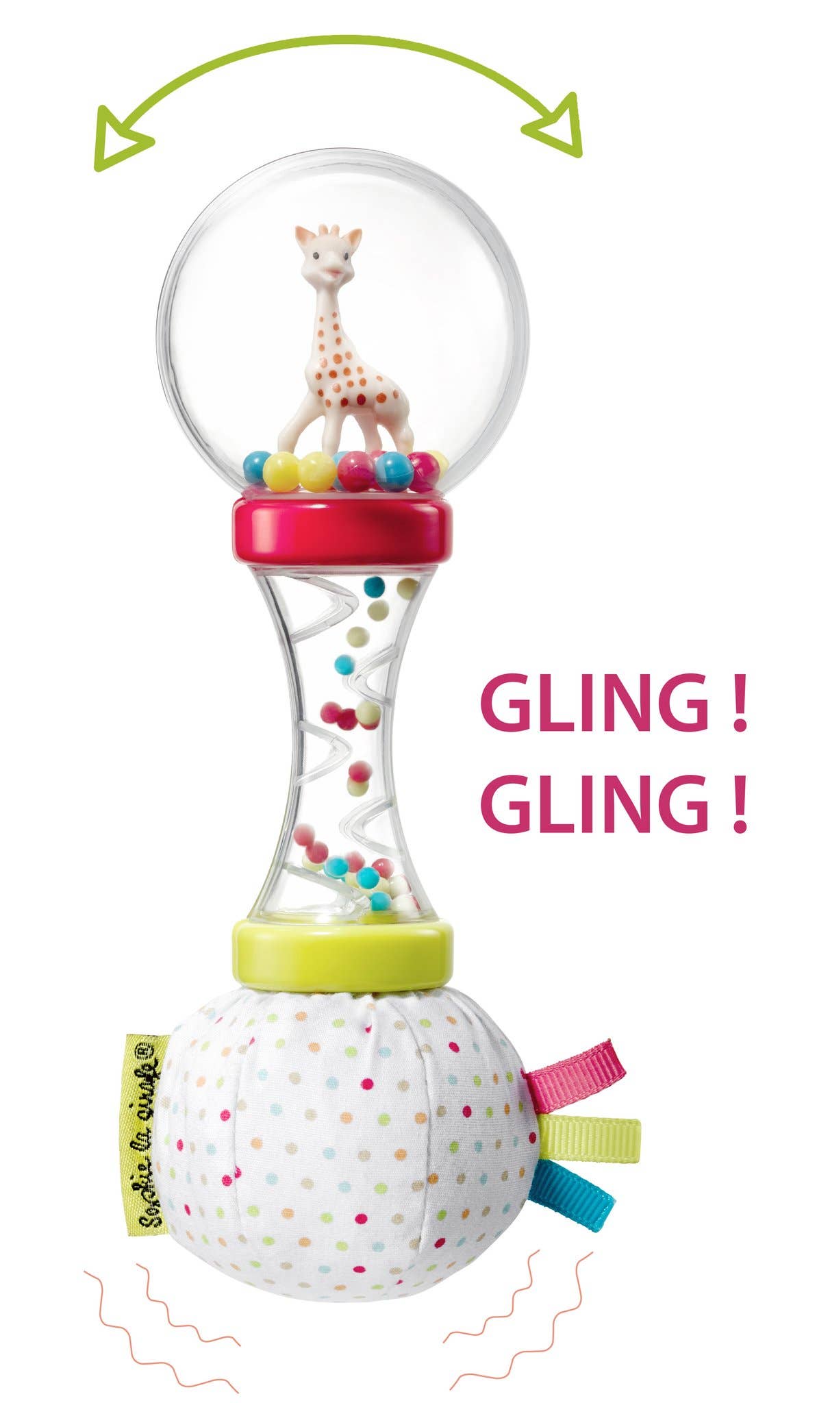 Sophie la Girafe by Calisson Toys. - Wholesale Handheld Rattle - Baby - Soft Maracas2