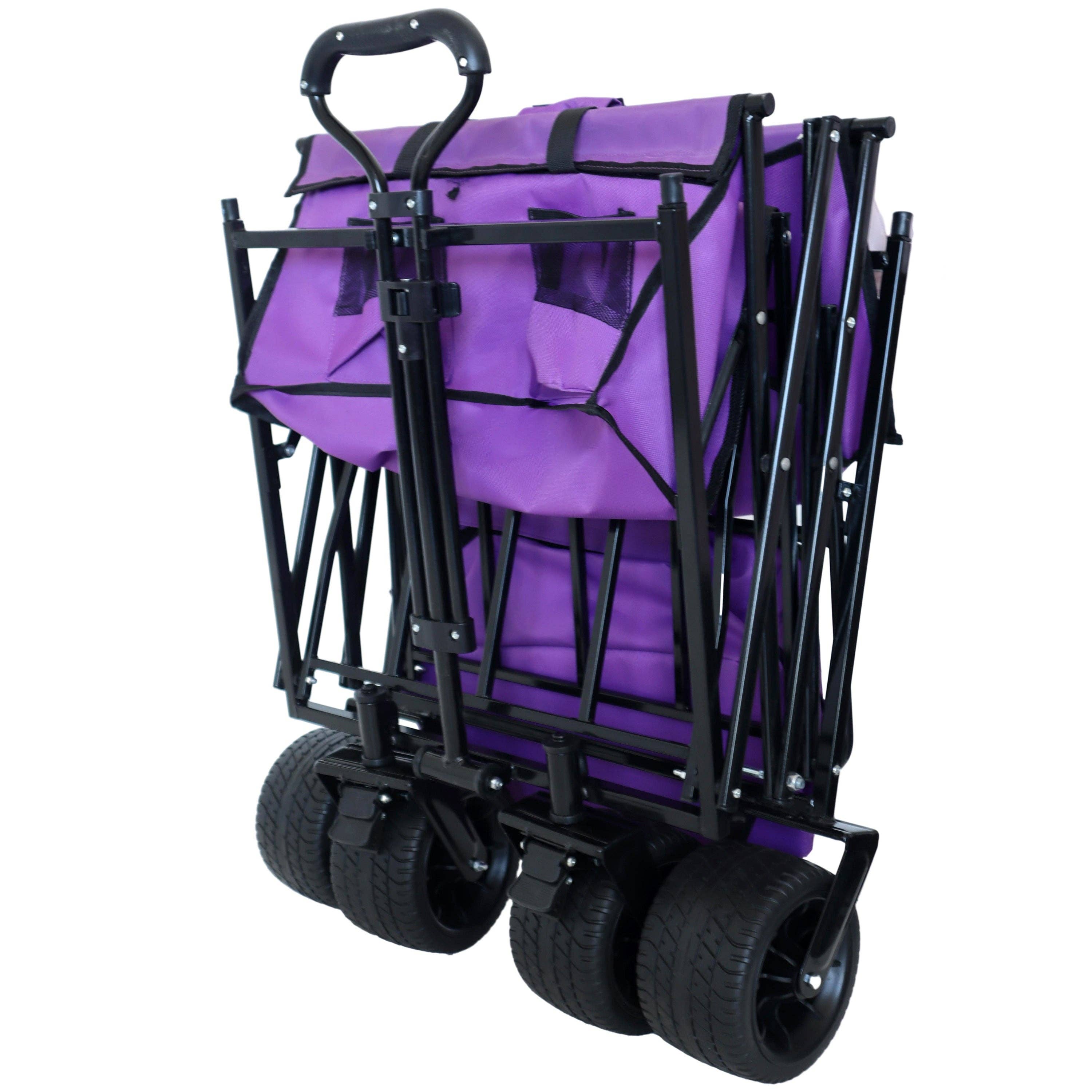 39F Inc. - Wholesale Shopping Cart - 480lbs Foldable Wagon with Canopy & All-Terrain Wheels14