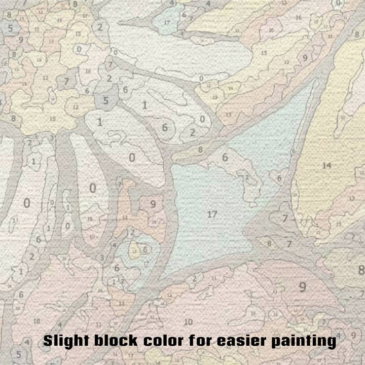 Heather Freitas - Wholesale DIY Craft Kit - Flower Power - Paint by Numbers Kit1